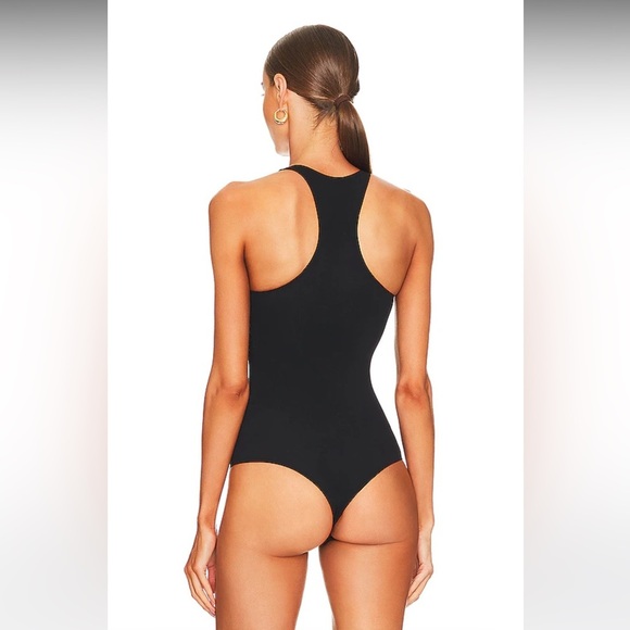 Commando Ballet Racerback Bodysuit in Black - Picture 2 of 5